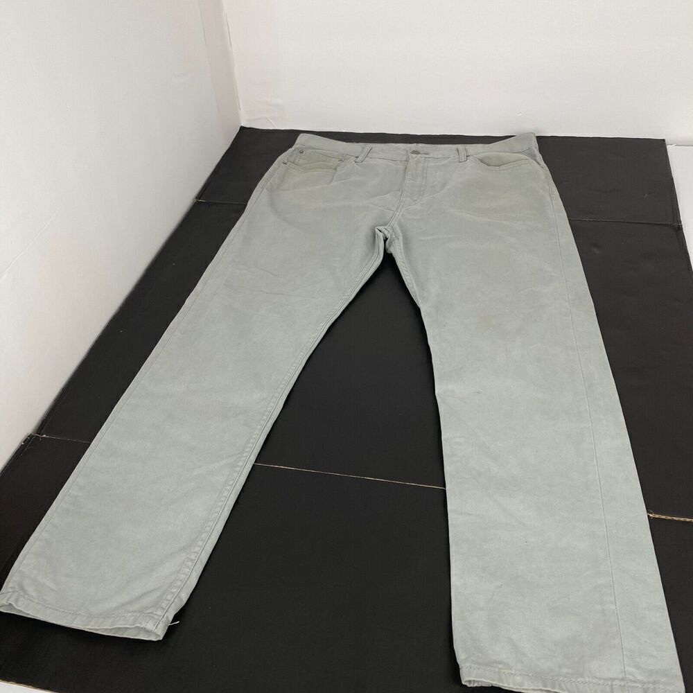 Levis 508 Jeans Mens 38 x 32 Gray Pants Regular Taper Casual Comfort Used